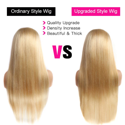 32 34Inch 613 HD Lace Frontal Wig 13X6 13X4 Brazilian Straight Blonde Lace Front Human Hair Wigs Pre Plucked Remy 613 Lace Wig
