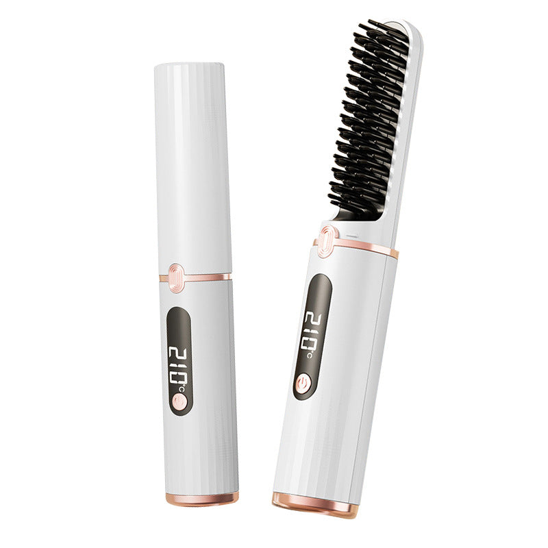 Wireless Hair Straightening Comb ( Portable size) less stress