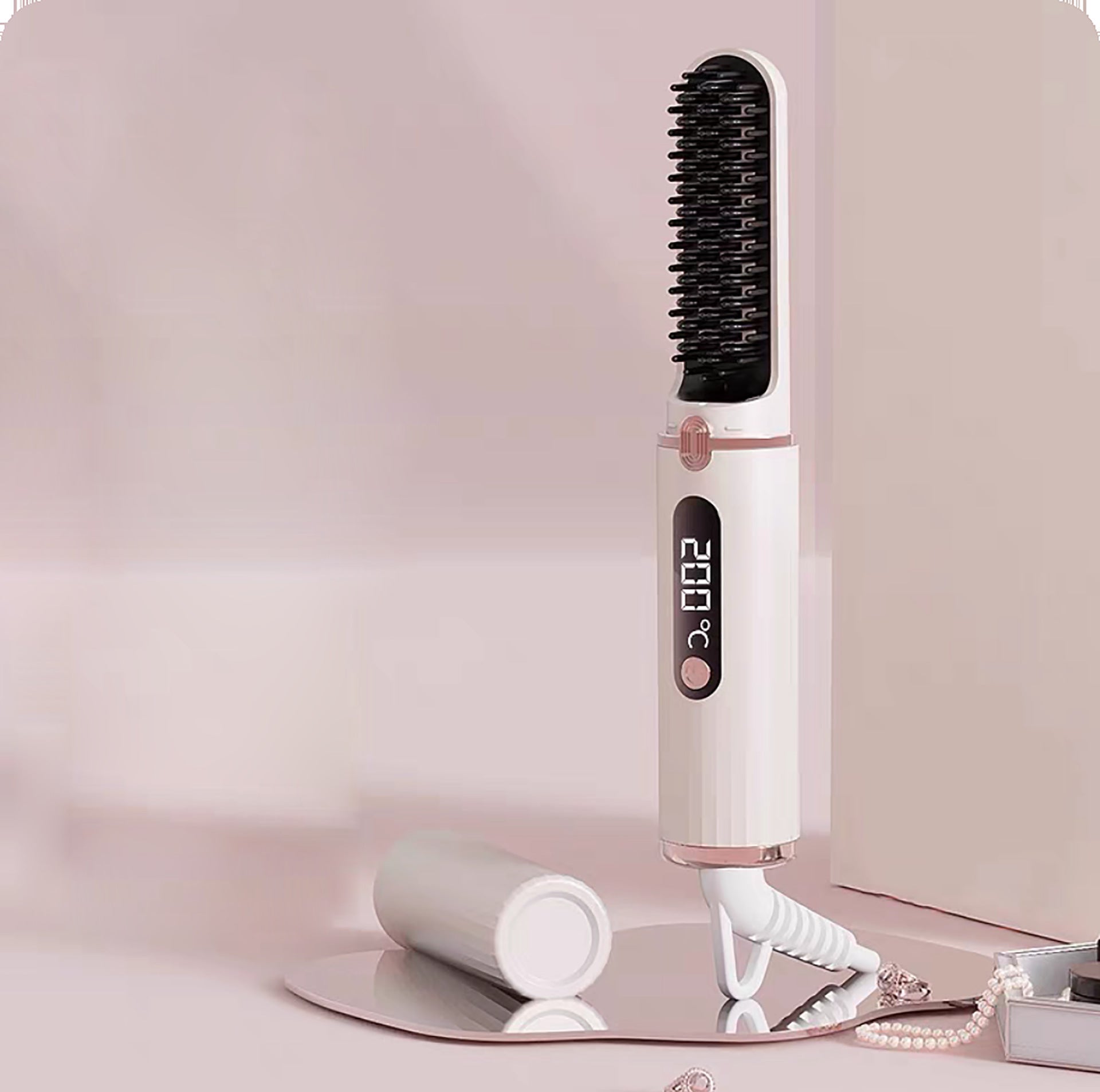 Wireless Hair Straightening Comb ( Portable size) less stress