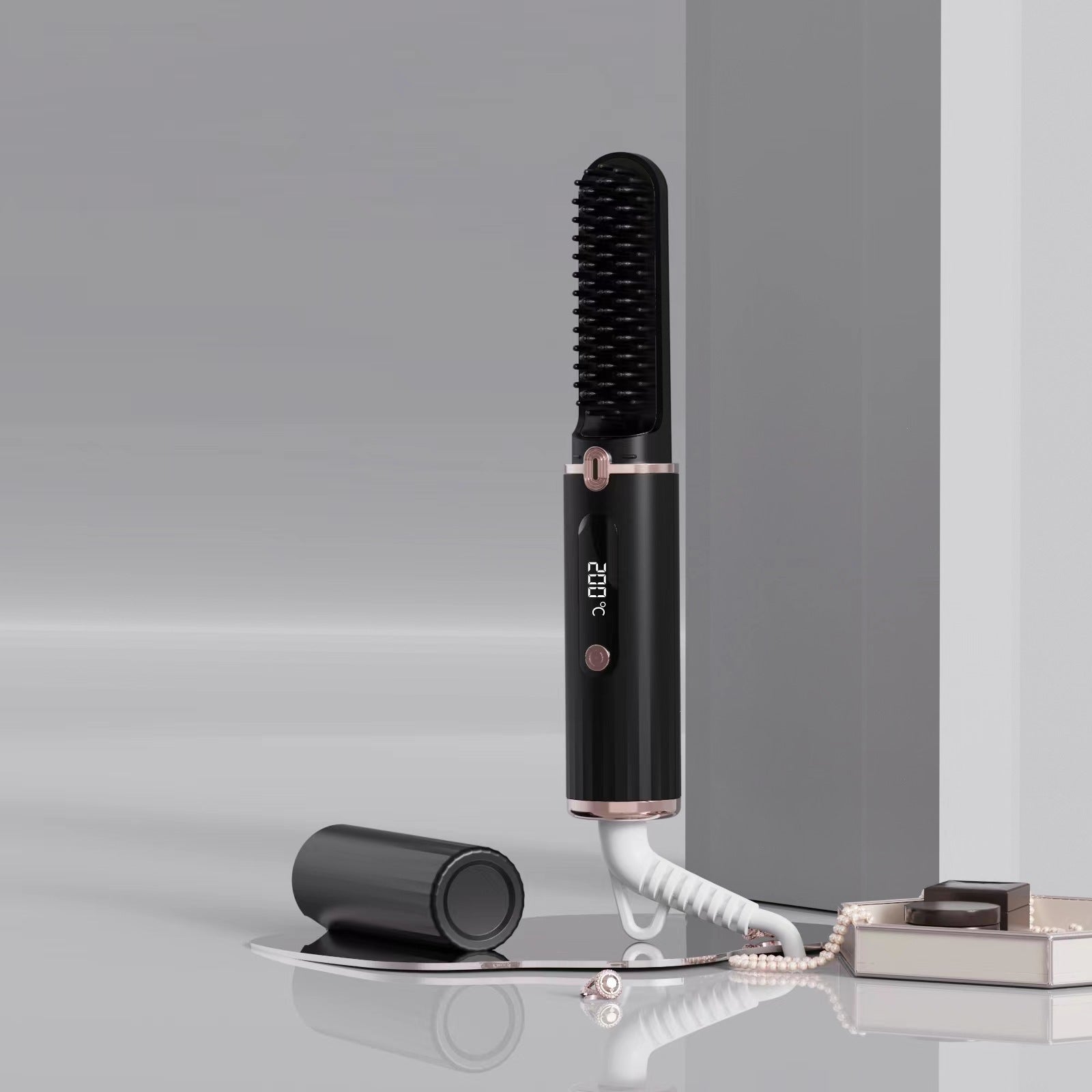 Wireless Hair Straightening Comb ( Portable size) less stress