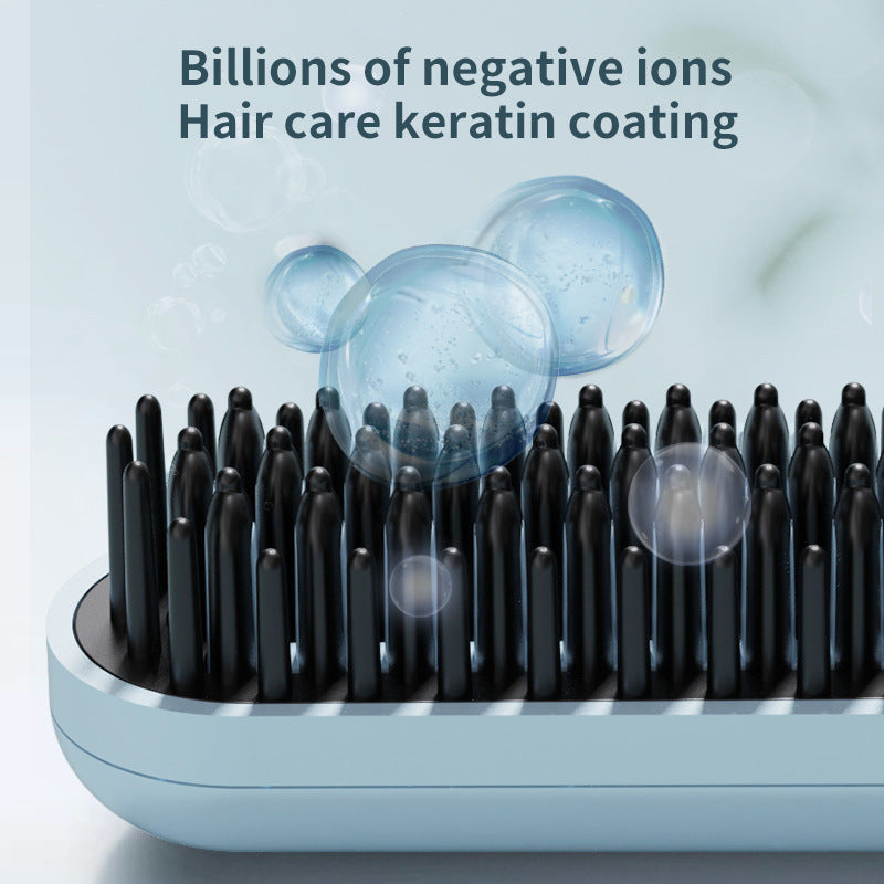Wireless Hair Straightening Comb ( Portable size) less stress